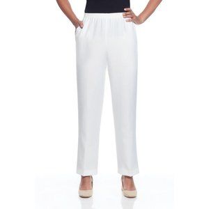 Alfred Dunner Women's Classic Textured Pants
